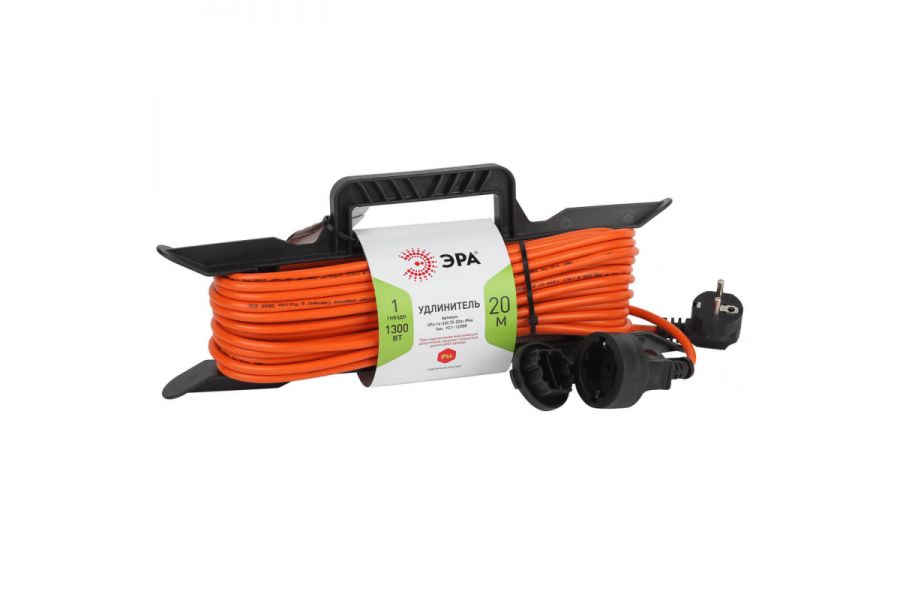 Удлинитель силовой ЭРА UFx-1e-3x0.75-20m-IP44 Б0046826