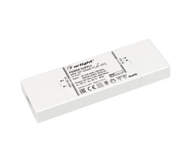 Блок питания Arlight ARV-SP-24060-Flat-PFC (24V, 2.5A, 60W) 033261