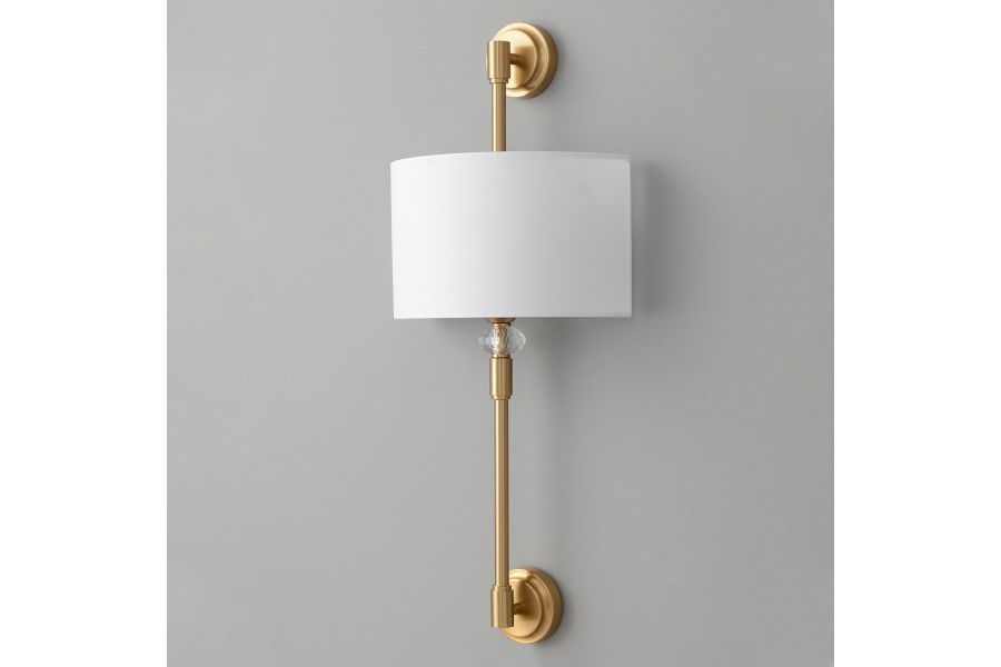 Бра Crystal Lux VINTAGE AP2 BRASS