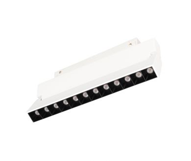 Трековый светильник Arlight MAG-ORIENT-LASER-FOLD-S230-12W Warm3000 (WH, 30 deg, 48V) 035866(1)