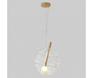 Подвесной светильник Crystal Lux FROZEN SP1 BRASS
