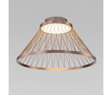 Потолочная люстра Eurosvet Cesta 40019/1 LED коричневый a069291