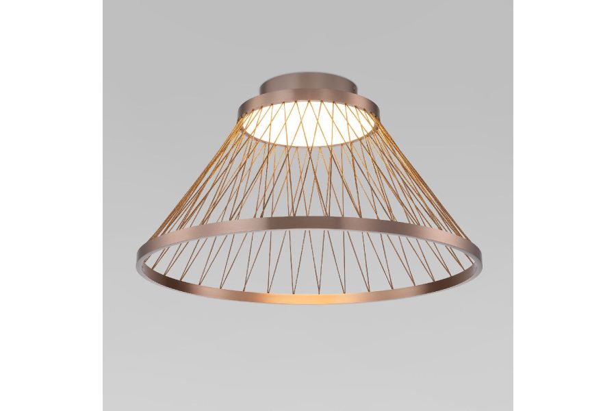 Потолочная люстра Eurosvet Cesta 40019/1 LED коричневый a069291