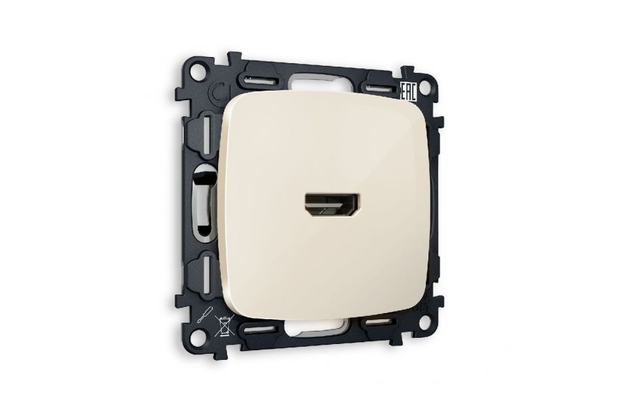 Комплект механизма розетки HDMI 2.0 40V/500mA 2.0GHz 5-18Gbit/s Ambrella Volt Omega MO314010