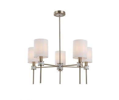 Люстра на штанге Indigo Poesia 13035/5R Brass V000577