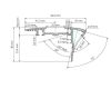 Профиль с экраном Arlight ALU-STAIR-DK-2000 ANOD+FROST 015473