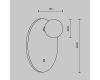 Настенный светильник Modestyle MS.204.300 GD