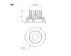 Встраиваемый светильник Arlight MS-FORECAST-BUILT-TURN-R82-8W Day4000 037186(1)