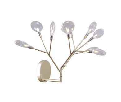 Бра Crystal Lux Evita AP9 Gold/Transparent