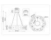 Подвесная люстра Ambrella Light High Light Crystal LH31024
