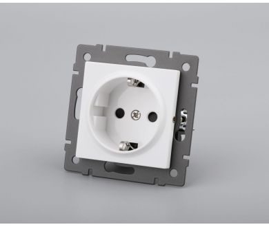 Механизм электрической розетки Arlight SCT-MEU1-PL-WH-V (250V, 16A) 049814