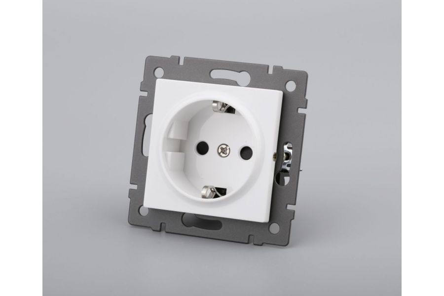 Механизм электрической розетки Arlight SCT-MEU1-PL-WH-V (250V, 16A) 049814