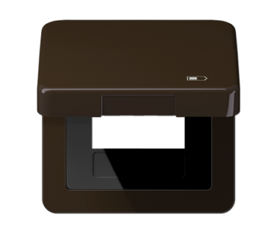 Купить Рамка с подпружиненной крышкой для USB-механизмов Jung CD590KLUSBBR Рамка с подпружиненной крышкой для USB-механизмов Jung CD590KLUSBBR