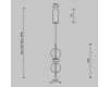 Подвесной светильник Maytoni Double Moon MOD478PL-L8B3K