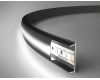 Алюминиевый накладной профиль Ambrella Light Alum Profile GP1600BK/BK