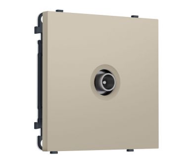 Комплект механизма TV розетки проходной SIGMA Кашемир 5-1000 MHz 4dB QUANT PRO Ambrella Volt MS353030 (SP3530, PR211)