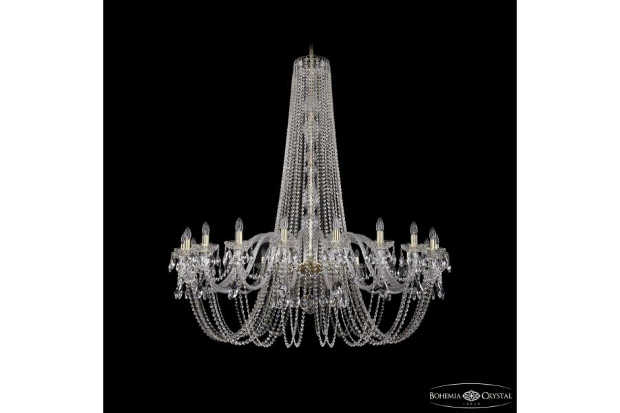 Подвесная люстра Bohemia Ivele Crystal 1402/20/530/h-164 G