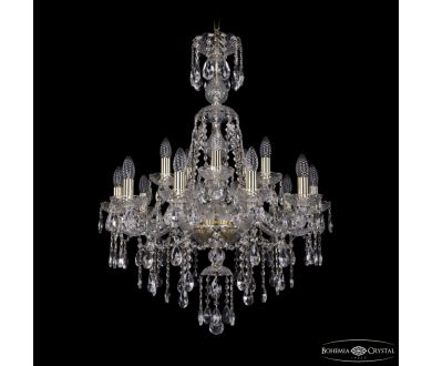 Подвесная люстра Bohemia Ivele Crystal 1415/10+5/220/XL-86 G