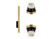 Настенный светильник Nowodvorski Fourty Wall XL Brass/Black 10760