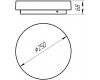 Накладной светильник Arte Lamp Aqva-tablet Led A6824PL-1WH