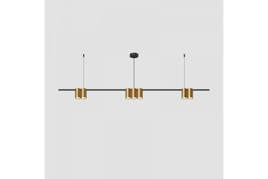 Подвесной светильник Denkirs Orbit DK4063-BK+SG