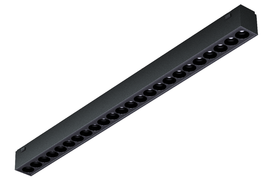 Трековый магнитный светильник iLedex Vision 4825-039-L389-24W-36DG-3000K-BK