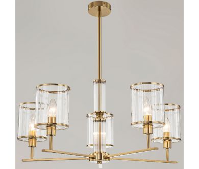 Люстра на штанге Illumico IL0183-5C-79 COPPER KOPNINI