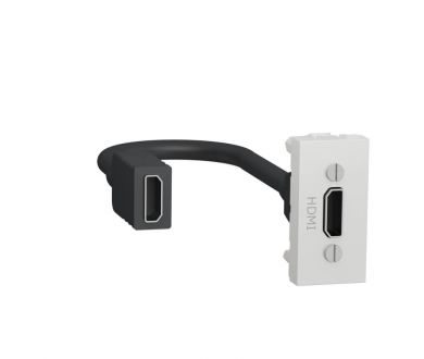Розетка компьютерная HDMI Schneider Electric Unica New Modular NU343018