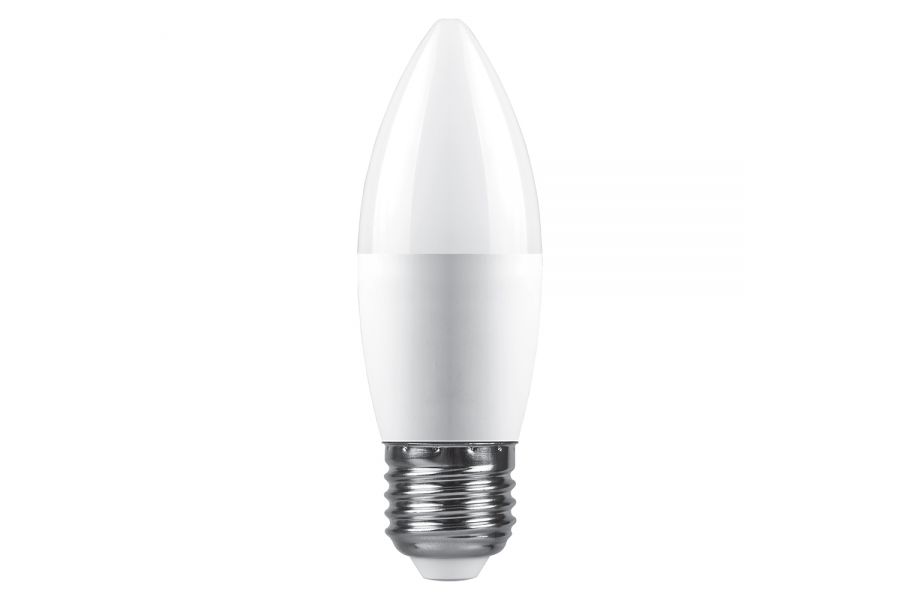 Лампа светодиодная Saffit SBC3720 свеча матовая E27 20W 230V 4000K 55270
