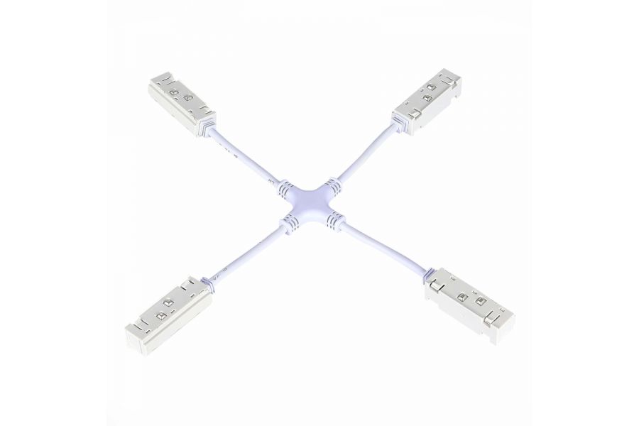 Коннектор питания X-образный для магнитного шинопровода ST Luce Skyline 48 ST006.569.00