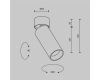 Спот Maytoni Technical Focus Led C055CL-L12W4K-SS-B
