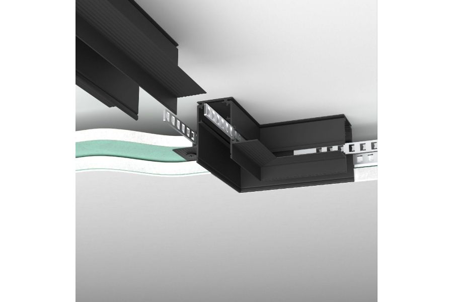 Коннектор угловой для встраиваемого шинопровода Elektrostandard Slim Magnetic 4690389206658 85212/00 a067500