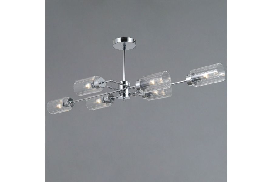 Люстра на штанге Illumico IL0734-6ASQ-25 CR NAPLES