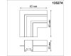 L-образный угловой соединитель Novotech Shino Easy 135274