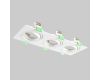 Встраиваемый светильник Crystal Lux CLT 002C3 WH V2