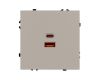 Механизм розетки с быстрой USB зарядкой Arlight SCT-NOBE-MUAC-SFPL-FC-CA (65W, QC3) 059446