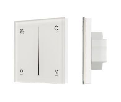 Панель Arlight Smart-P6-Dim-G-IN White (12-24V, 4x3A, Sens, 2.4G) 034781