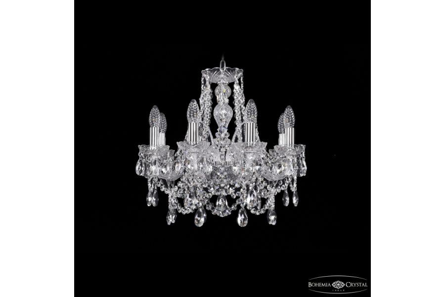 Подвесная люстра Bohemia Ivele Crystal 1411/8/160 Ni