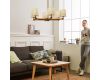 Люстра на штанге ImperiumLoft Stavra Jorgenson White/Dark Wood 203574-26