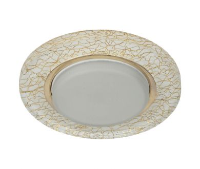 Встраиваемый светильник ЭРА DK80 WH/GD Б0019576