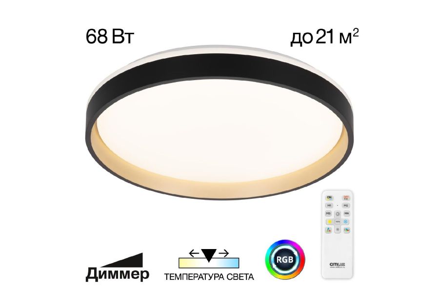 Потолочный светильник Citilux Enzo CL753451G