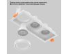 Встраиваемый светильник Crystal Lux CLT 068C3 WH
