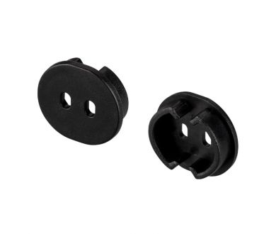 Заглушка Arlight ARH-ROUND-D20-DUAL BLACK с отверстием 039302