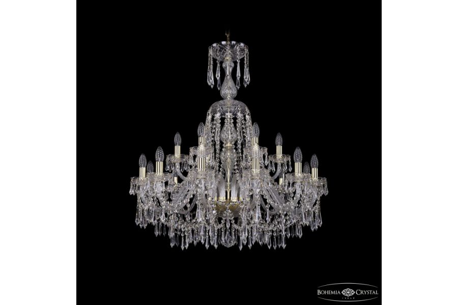 Подвесная люстра Bohemia Ivele Crystal 1403/12+6/300/XL-95 G