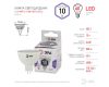 Лампа светодиодная Эра GU5.3 10W 6000K LED MR16-10W-860-GU5.3 Б0049073