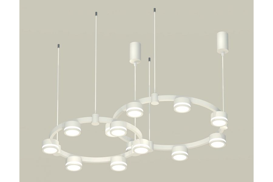 Комплект подвесного светильника Ambrella Light Techno Ring XR92081004 (A9208x2, C9236, C9231, N8412)