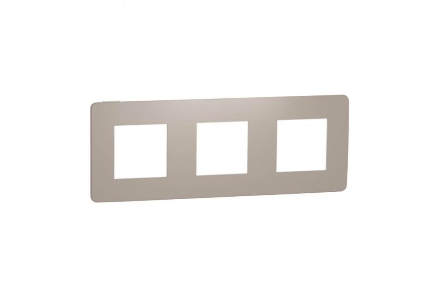 Рамка 3-постовая Schneider Electric Unica New NU280626