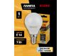 Лампа светодиодная Kodak LED P45-7W-840-E14 K 7Вт шар нейтральный белый свет Е14 Б0057612