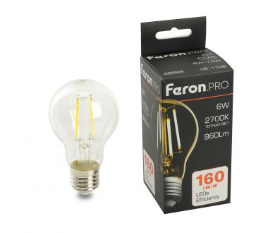 Светодиодная лампа Feron LB-1106 E27 6W 2700K 48889
