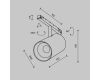 Трековый магнитный светильник Maytoni Technical Focus Led Exility X TR243-4-18WTW-DSZ-B